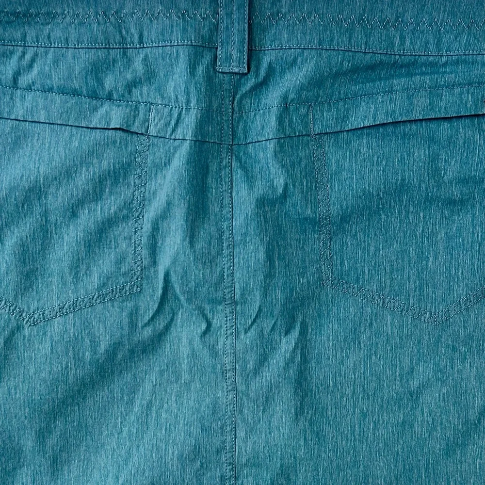 EDDIE BAUER Women’s Horizon Active Skort Teal Green Zip Pockets Moisture-wick L‎ - Picture 5 of 10